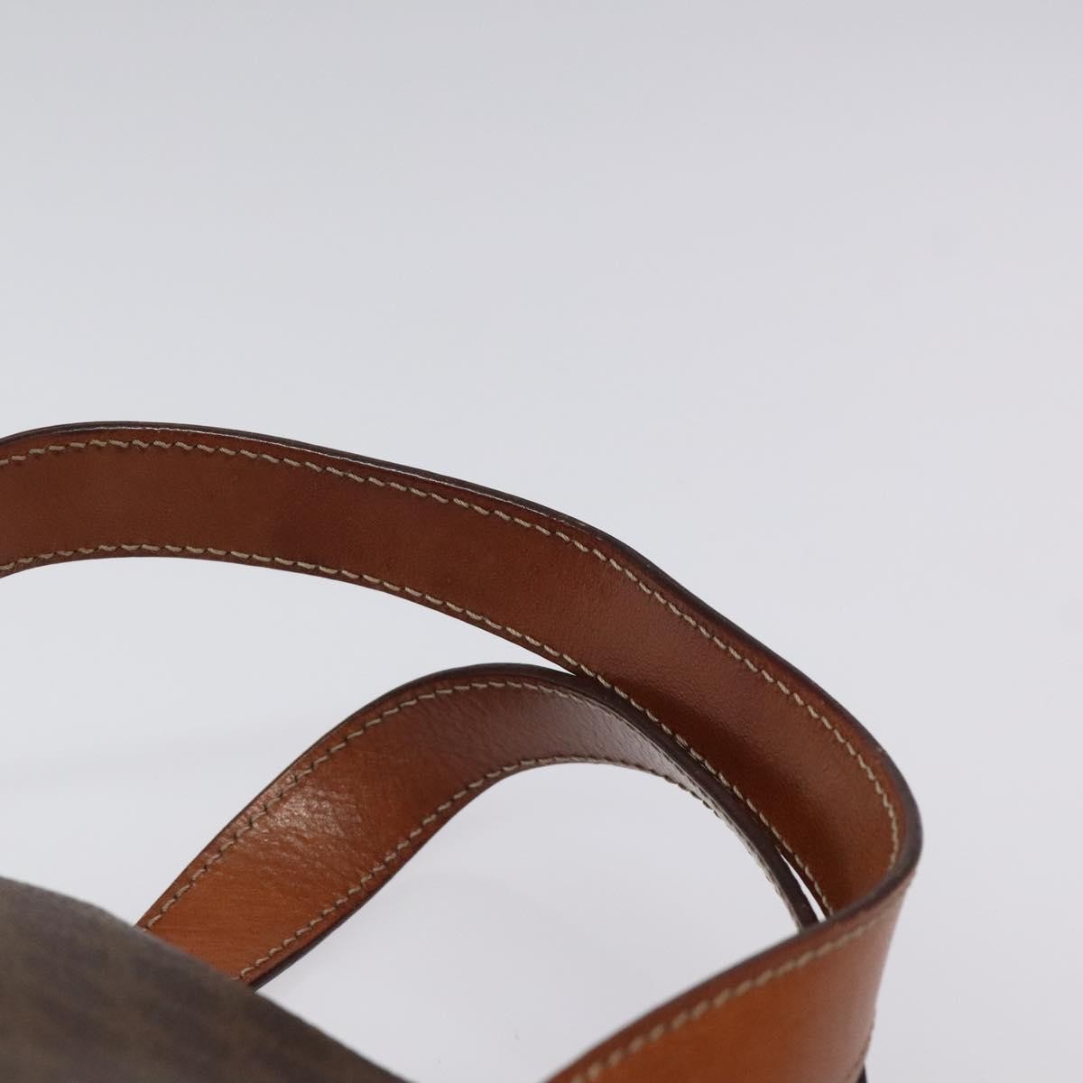 Celine Macadam Canvas, Brown, Canvas, Tote Bag