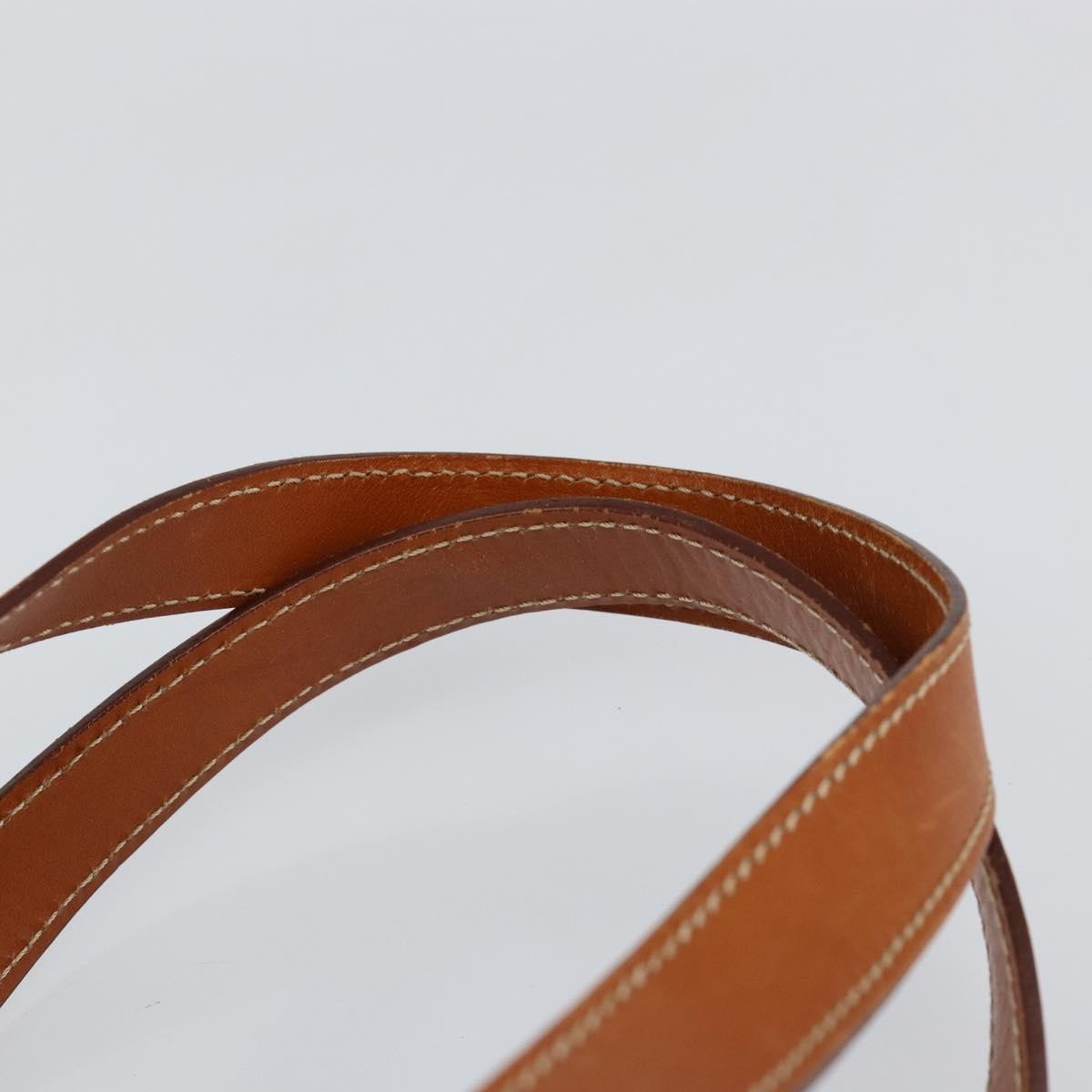 Celine Vintage Macadam Macadam, Brown, Canvas, Handbag