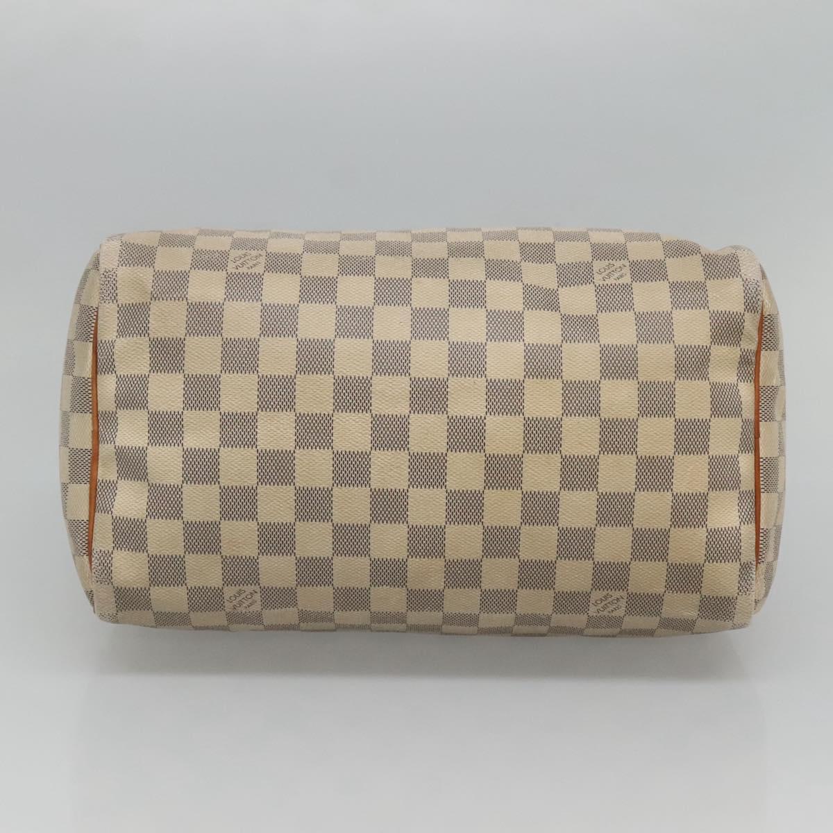Louis Vuitton Speedy 30, White, Canvas, handbag