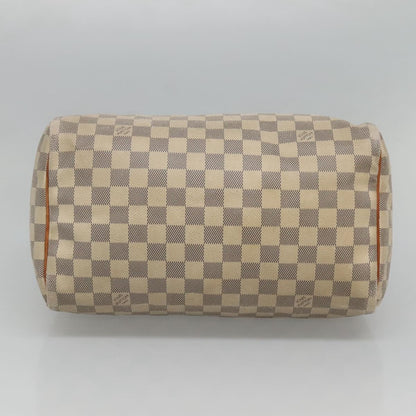 Louis Vuitton Speedy 30, White, Canvas, handbag