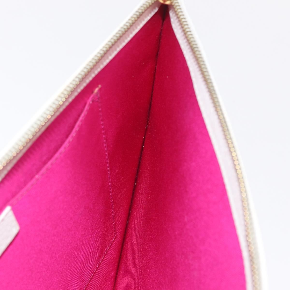 Celine Clutch Leather, White, Leather, Clutch