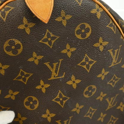Louis Vuitton Keepall Monogram, Brown, Canvas, Travel Bag