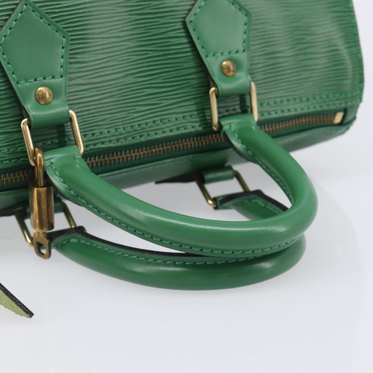 Louis Vuitton Speedy Epi Leather, Green, Leather, Handbag