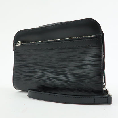 Louis Vuitton Hoche Clutch Epi Leather, Black, Leather, Clutch