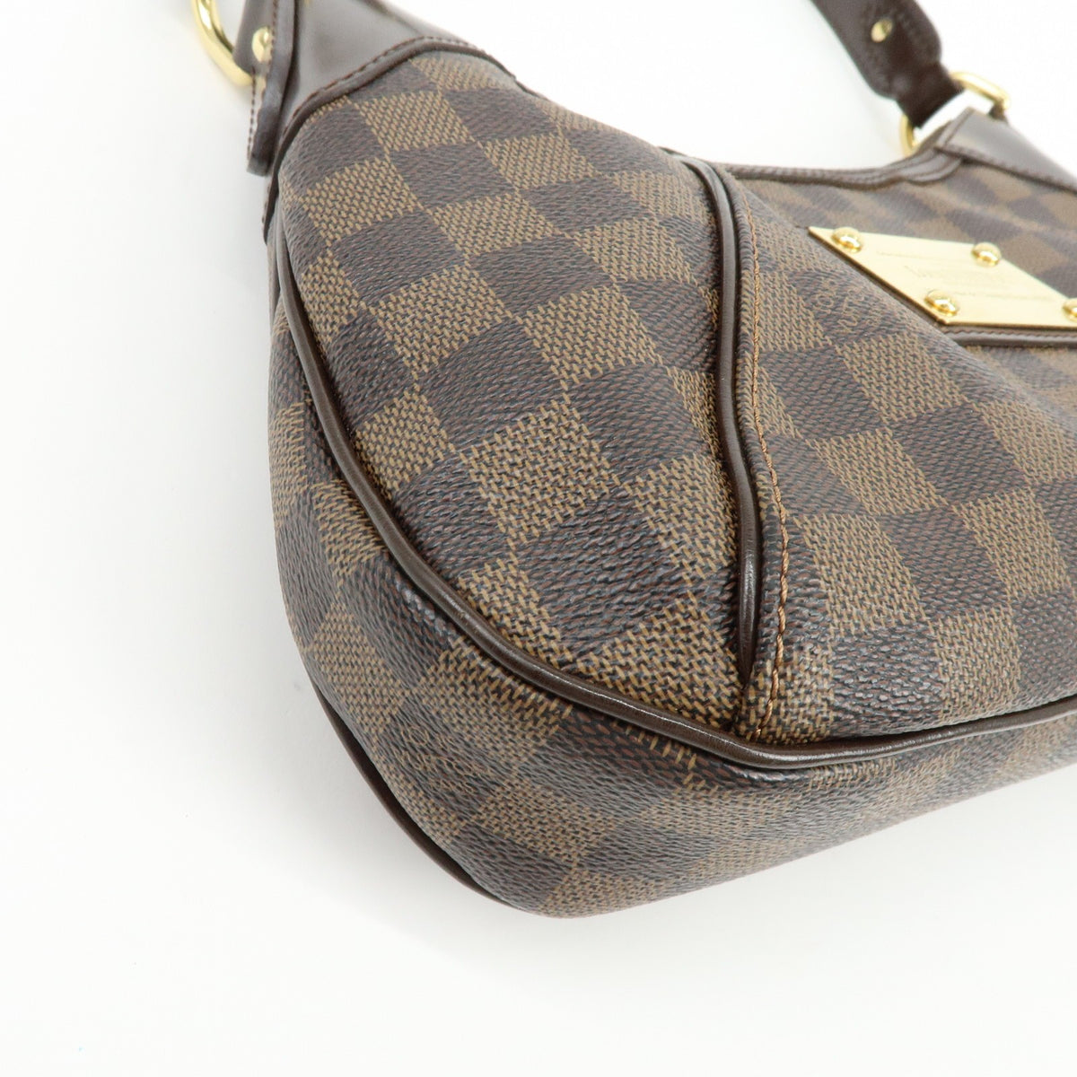 Louis Vuitton Thames Damier, Brown, Canvas, Handbag