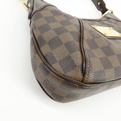 Louis Vuitton Thames Damier, Brown, Canvas, Handbag