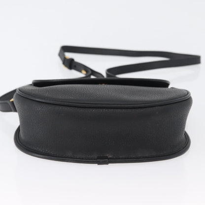 Gucci Vintage Leather, Black, Leather, Shoulder Bag