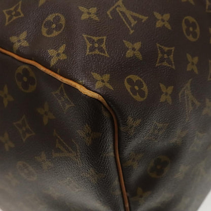 Louis Vuitton Keepall 60, Brown, Canvas, travel