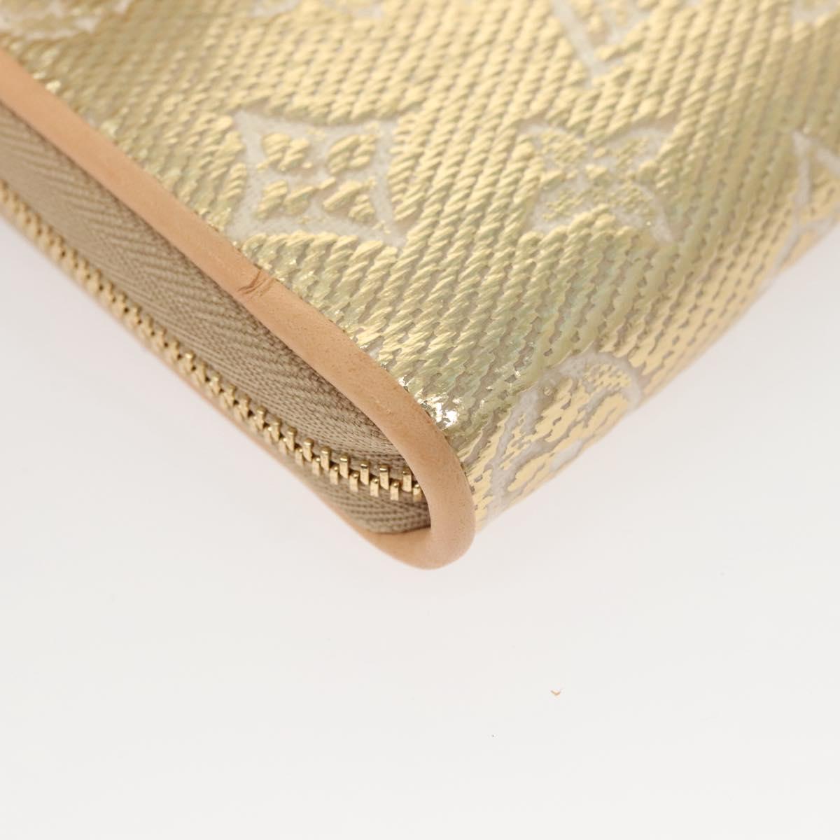 Louis Vuitton Zippy coin purse, Gold, Canvas, wallet