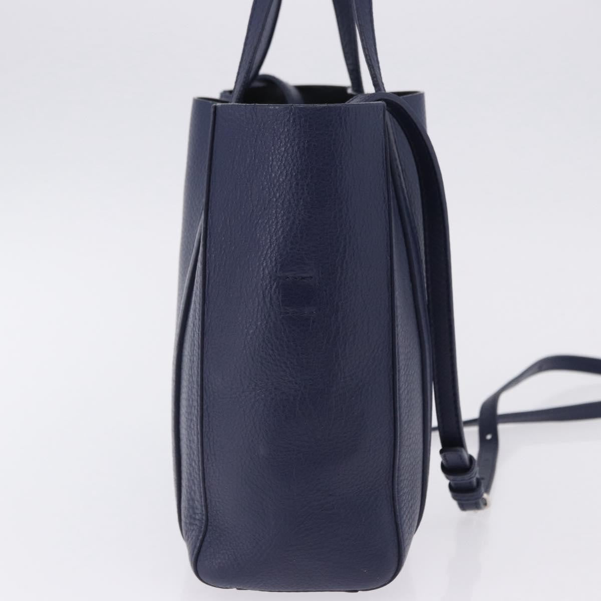 Balenciaga Everyday Tote Leather, Navy, Leather, Tote Bag