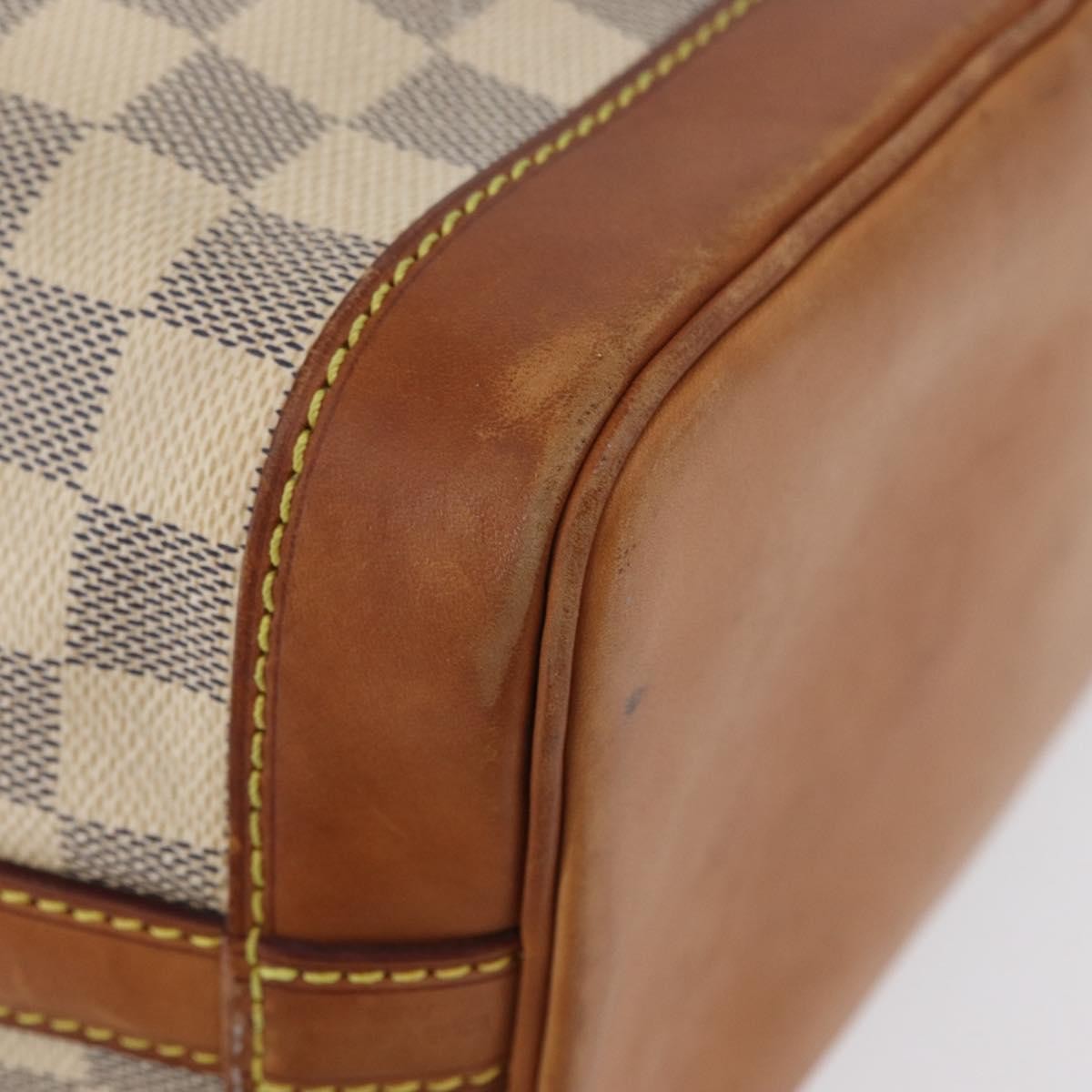 Louis Vuitton Noe Damier Ebene, Beige, Canvas, Shoulder Bag