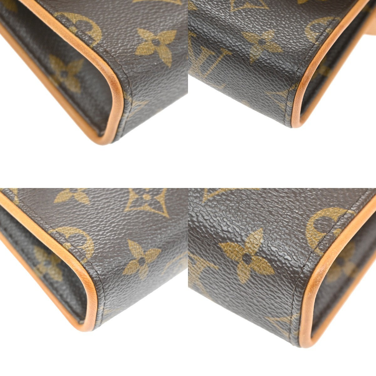 Louis Vuitton Florentine Pochette Damier, Brown, Canvas, Clutch