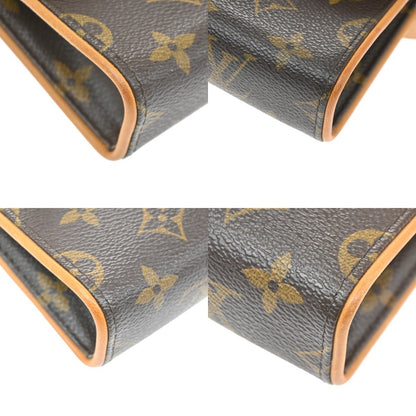 Louis Vuitton Florentine Pochette Damier, Brown, Canvas, Clutch