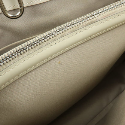 Louis Vuitton Passy Epi Leather, White, Leather, Tote Bag