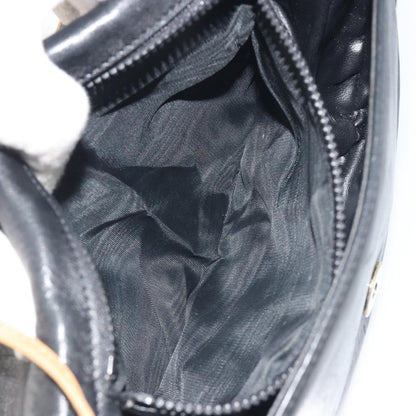 Celine Vintage Leather, Black, Leather, Shoulder Bag