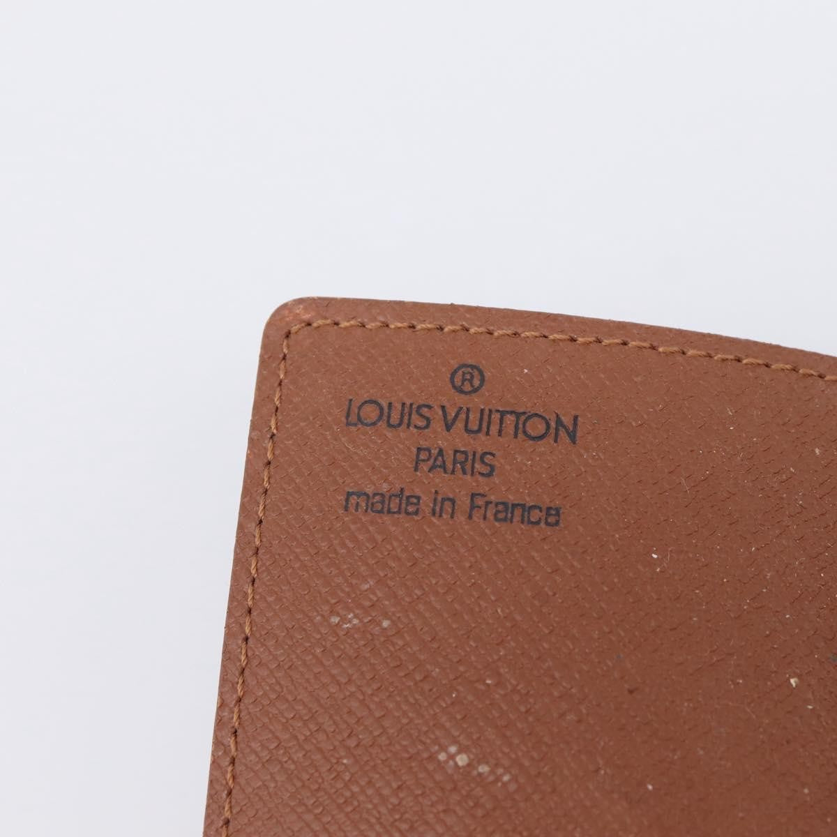 Louis Vuitton Porte Cartes Pression Card Case Monogram Canvas, Brown, Canvas, Card Holder