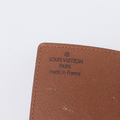 Louis Vuitton Porte Cartes Pression Card Case Monogram Canvas, Brown, Canvas, Card Holder