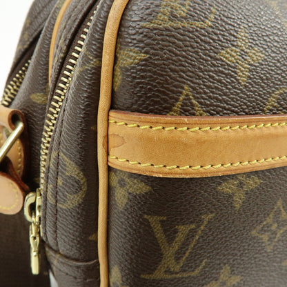 Louis Vuitton Reporter Monogram Canvas, Brown, Canvas, Shoulder Bag