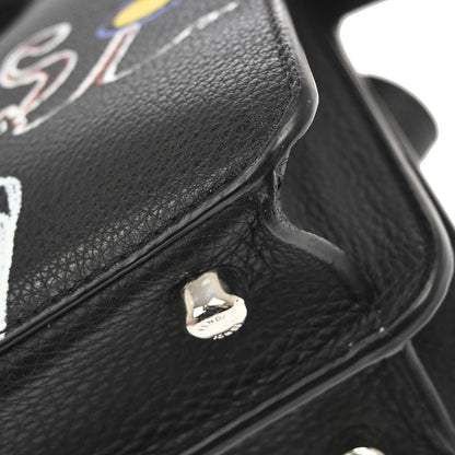Fendi Peekaboo ISeeU Printed Leather, Multicolour, Leather, Handbag