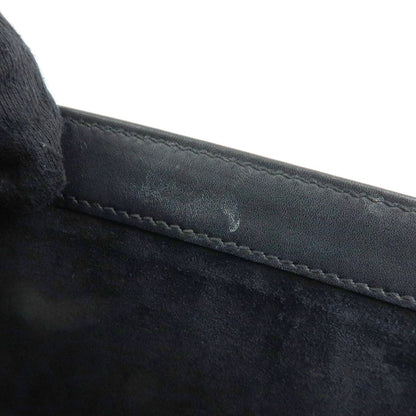 Saint Laurent Classic Monogram Tassel Leather, Black, Leather, Crossbody Bag