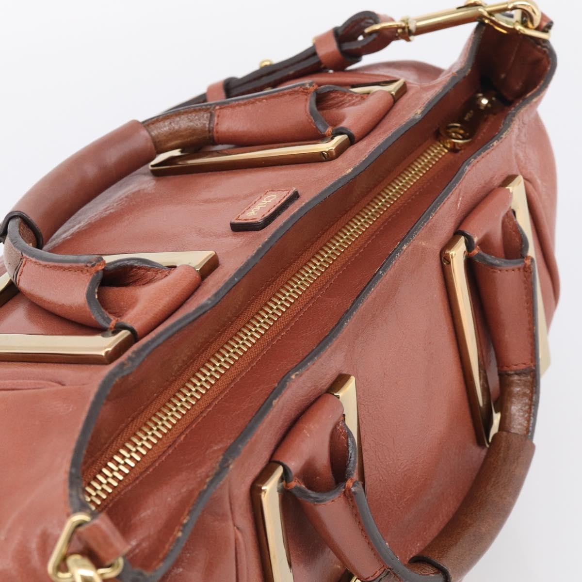 Chloe Ethel Leather, Pink, Leather, Handbag