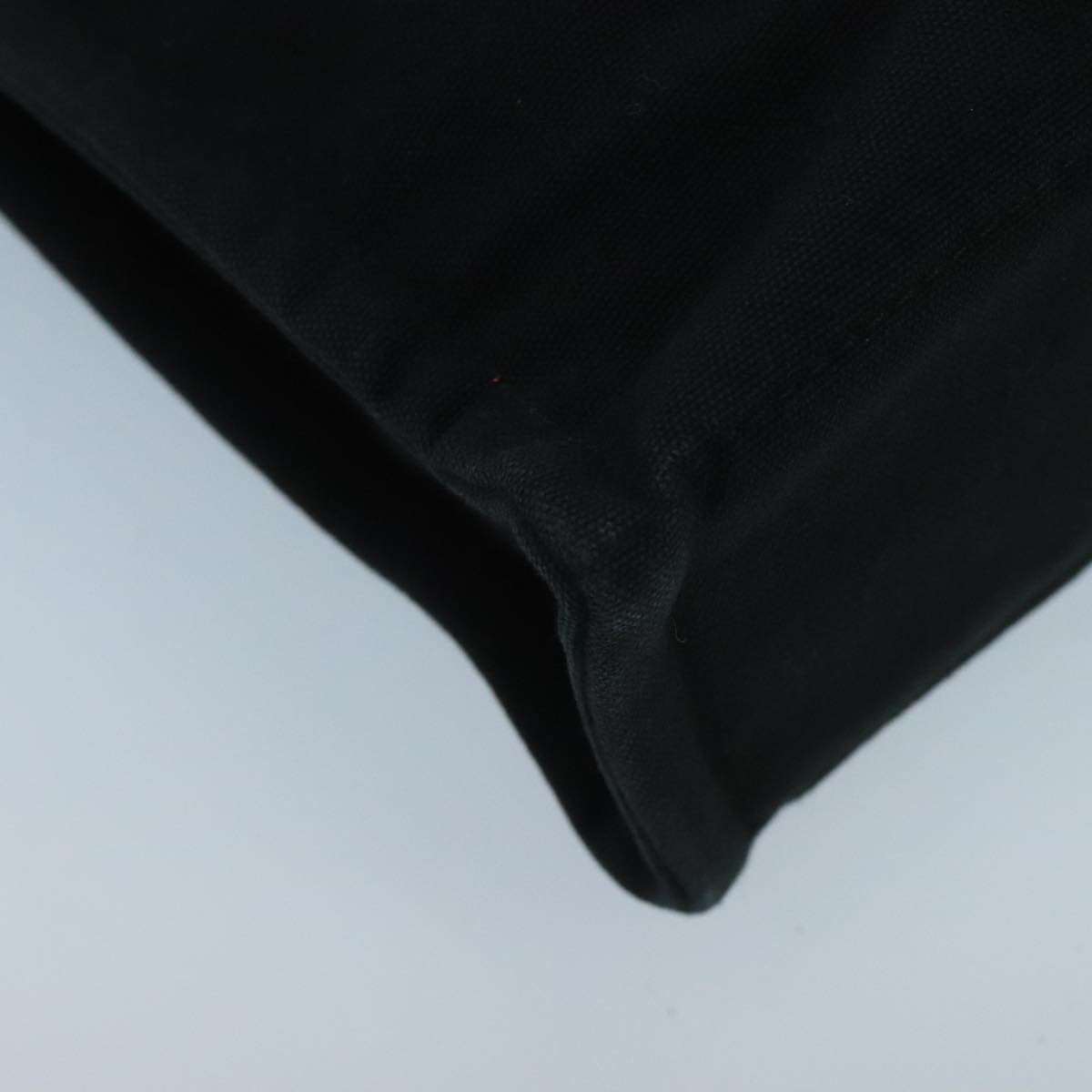 Hermès Fourre tout, Black, Canvas, tote