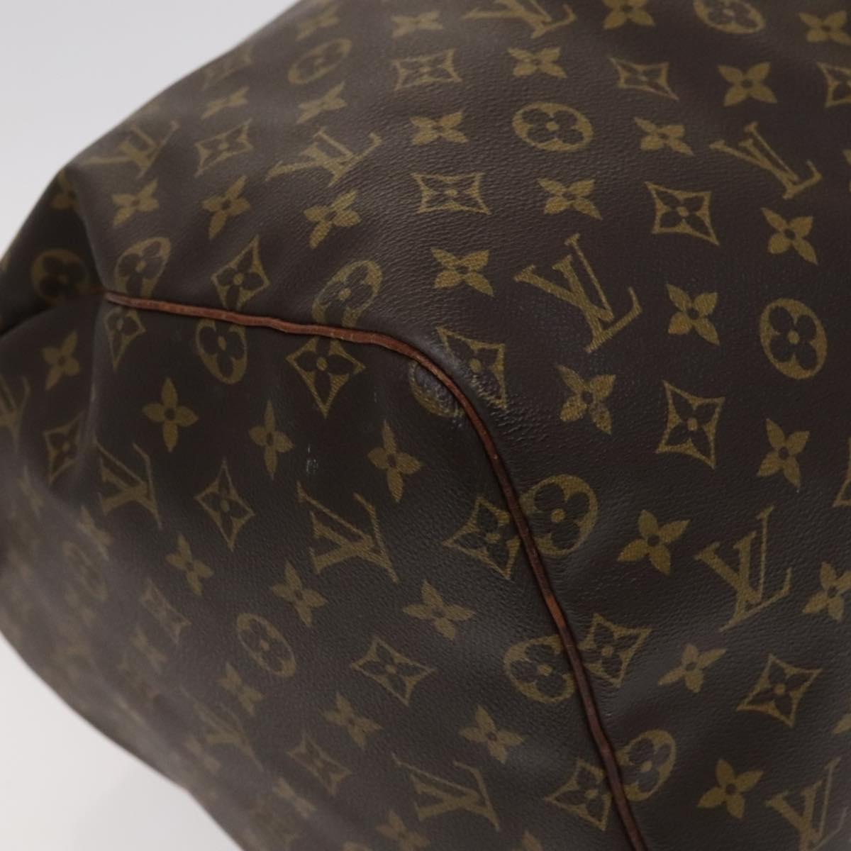 Louis Vuitton Keepall 55, Brown, Canvas, travel