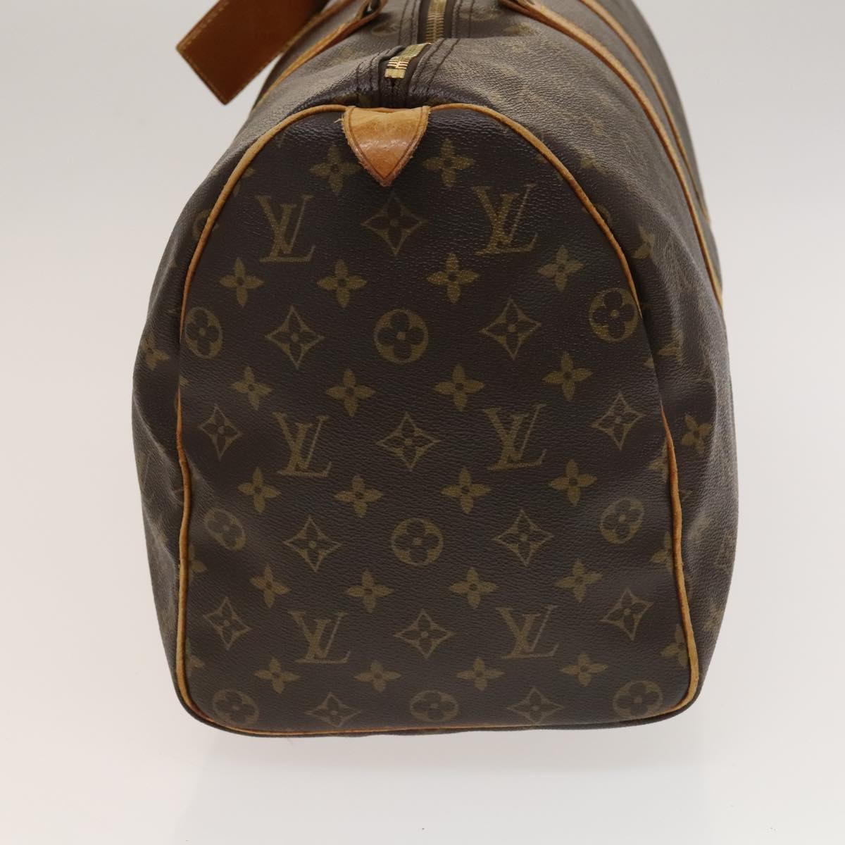 Louis Vuitton Keepall 45, Brown, Canvas, travel