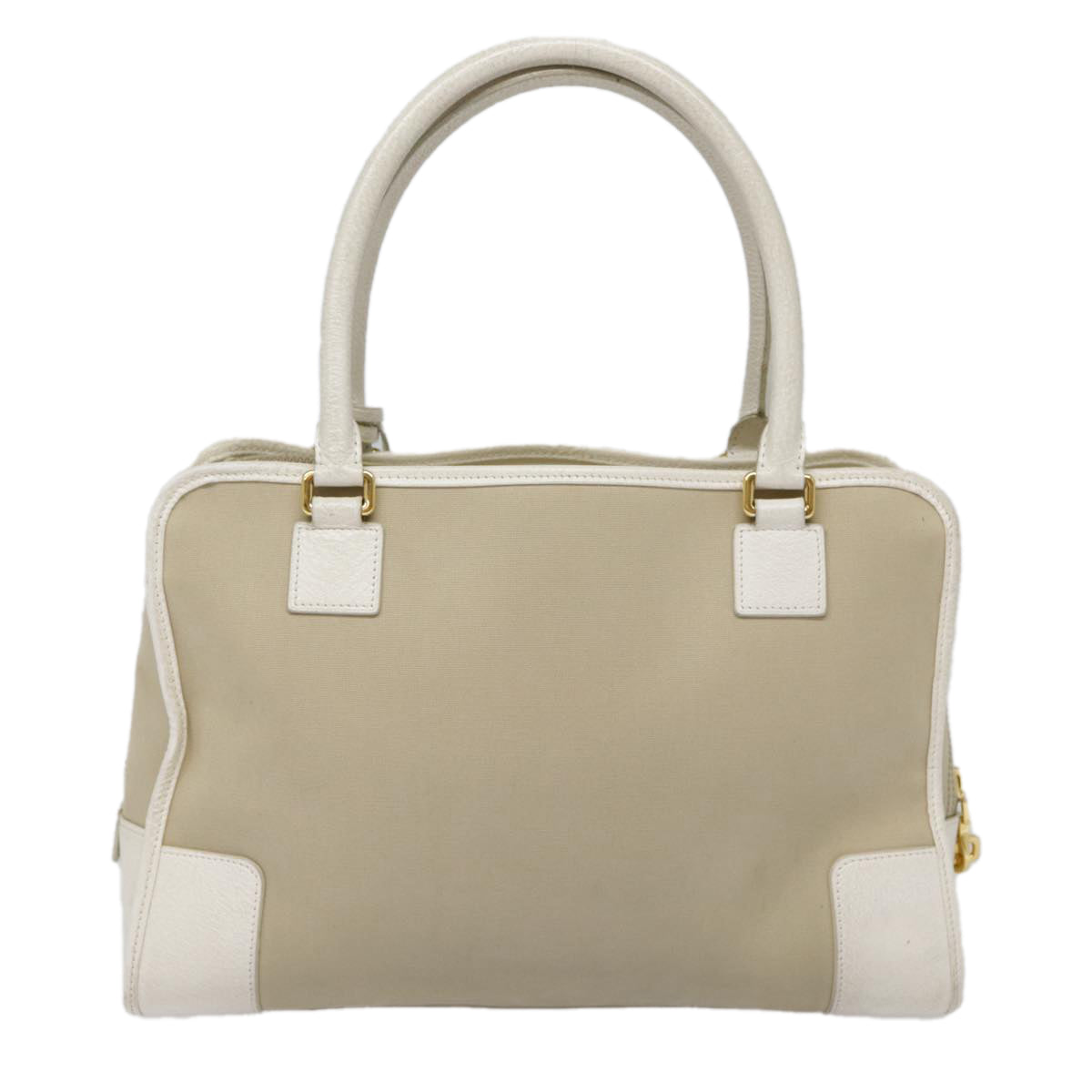 Loewe Anagram, Beige, Canvas, handbag