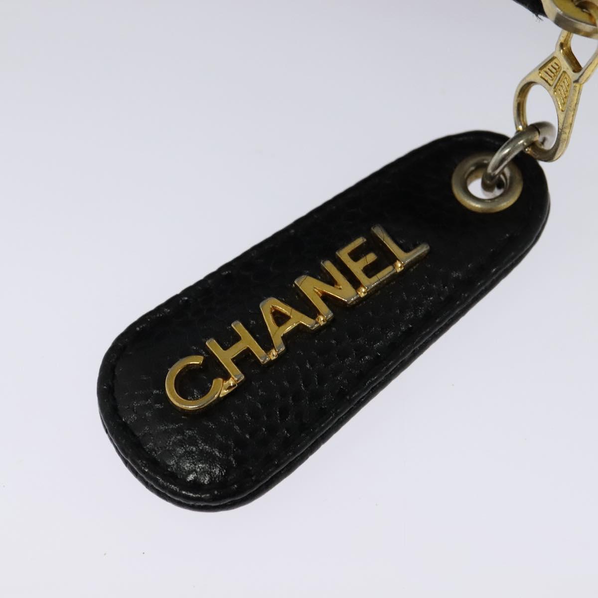 Chanel Cc, Black, Leather, shoulder
