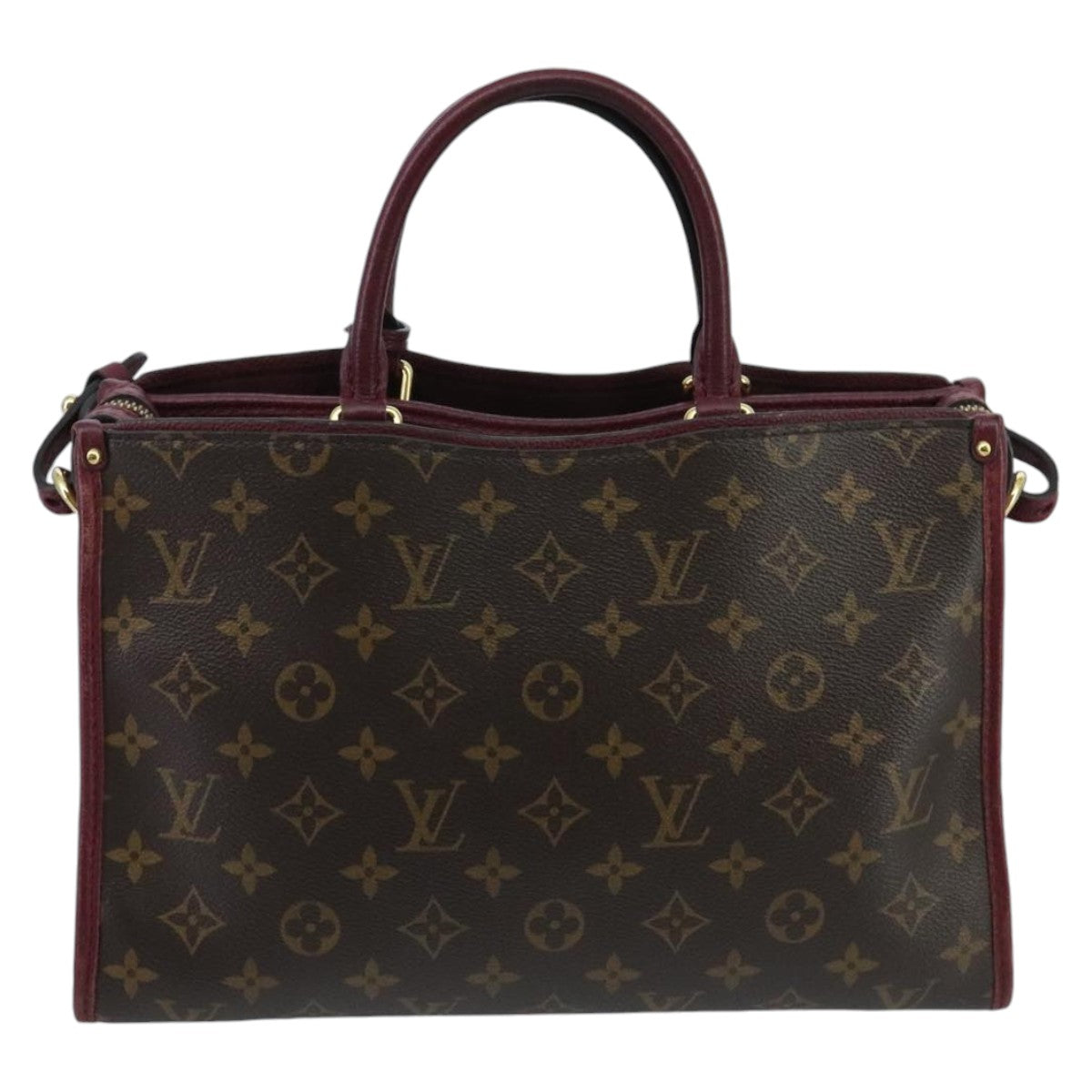 Louis Vuitton Popincourt, Brown, Canvas, handbag