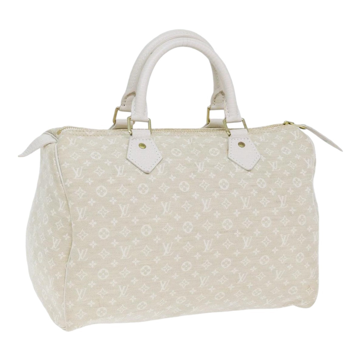 Louis Vuitton Speedy 30, Beige, Canvas, handbag