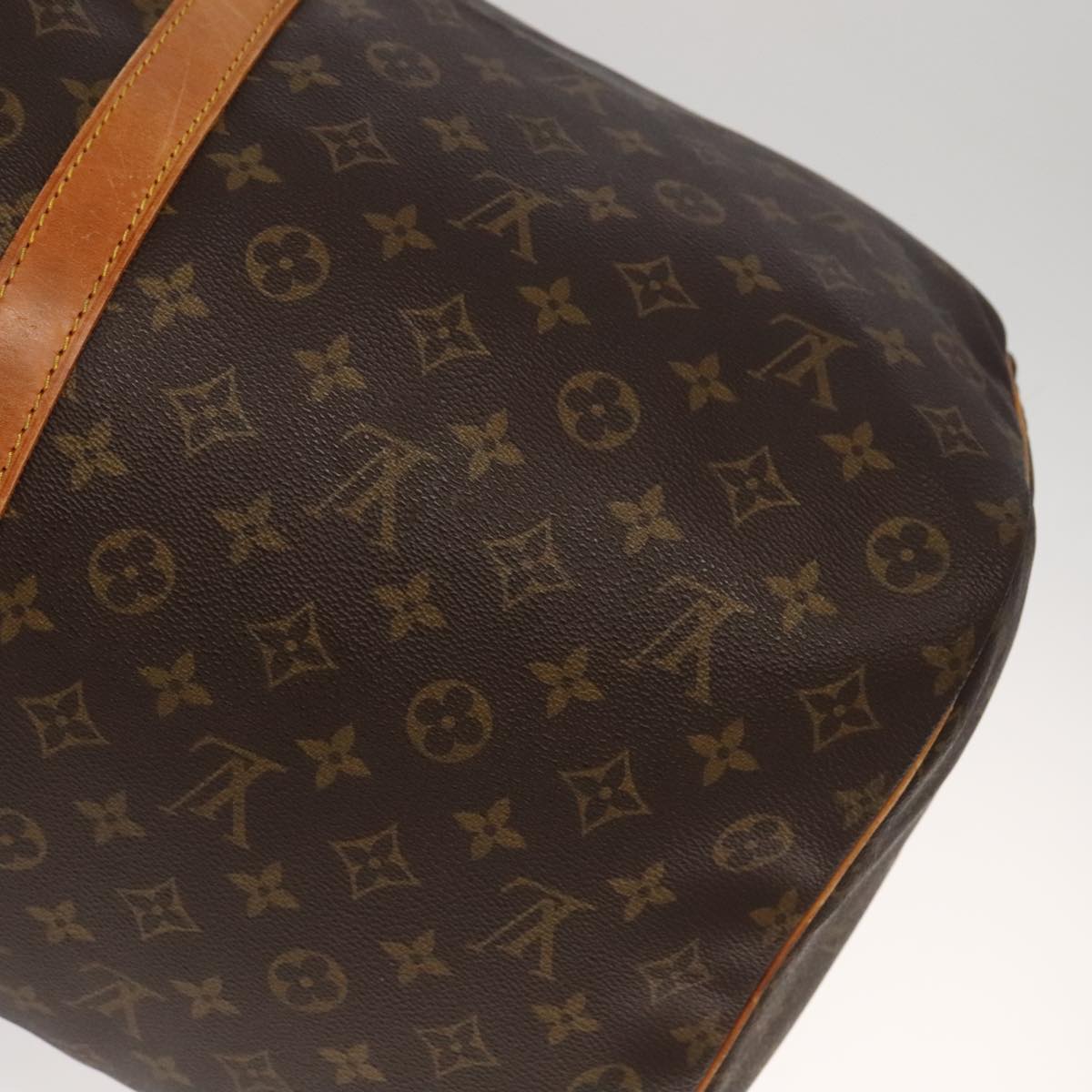 Louis Vuitton Keepall 60, Brown, Canvas, travel