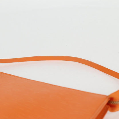 Louis Vuitton Pochette Accessoire, Orange, Leather, clutch