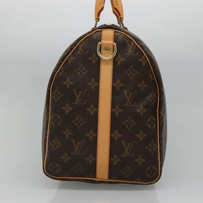 Louis Vuitton Speedy Bandoulière, Brown, "CANVAS, LEATHER", travel