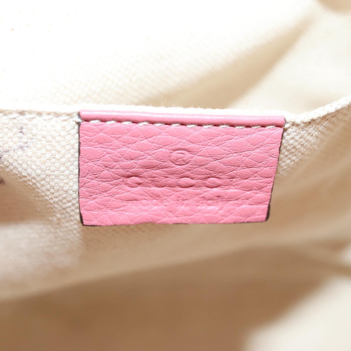 Gucci Bamboo, Pink, Leather, backpack