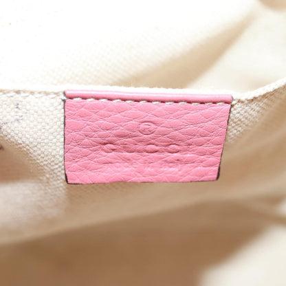 Gucci Bamboo, Pink, Leather, backpack