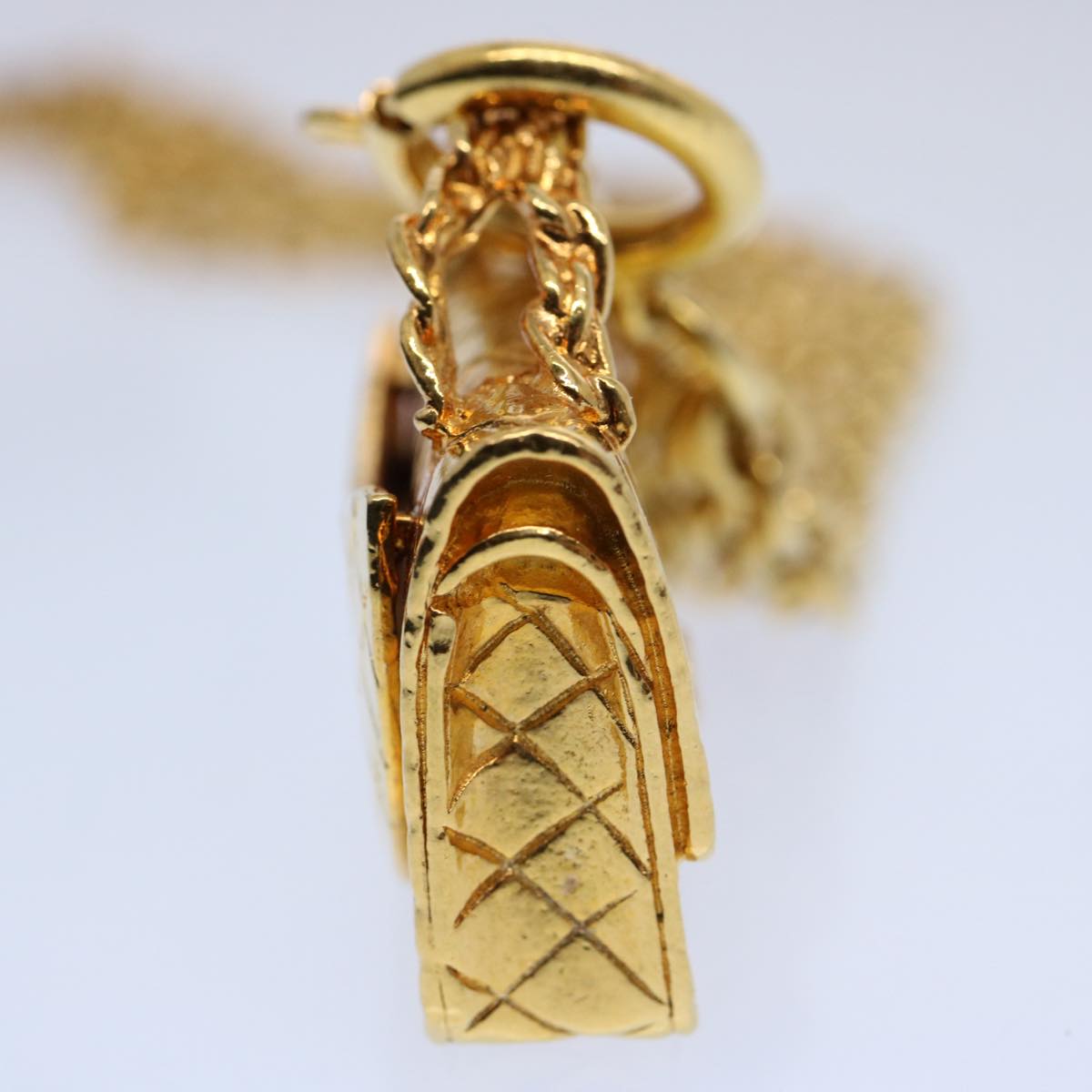 Chanel Matelassé, Gold, Metal, necklace