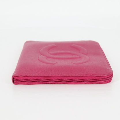 Chanel Coco Mark, Pink, Leather, clutch