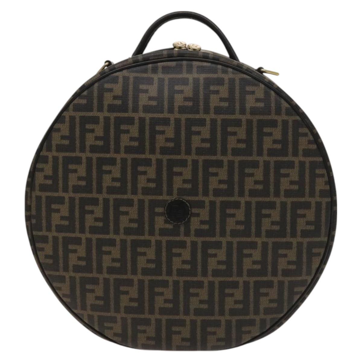 Fendi Zucca, Brown, Canvas, handbag