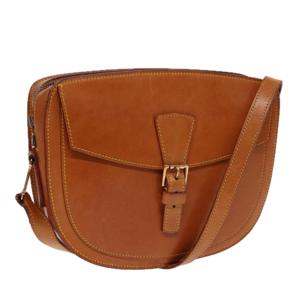 Louis Vuitton Jeune fille, Brown, Leather, shoulder