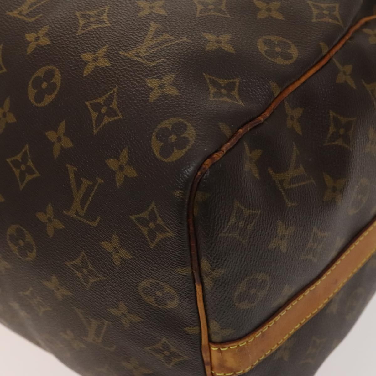Louis Vuitton Keepall Bandouliere 50, Brown, Canvas, travel