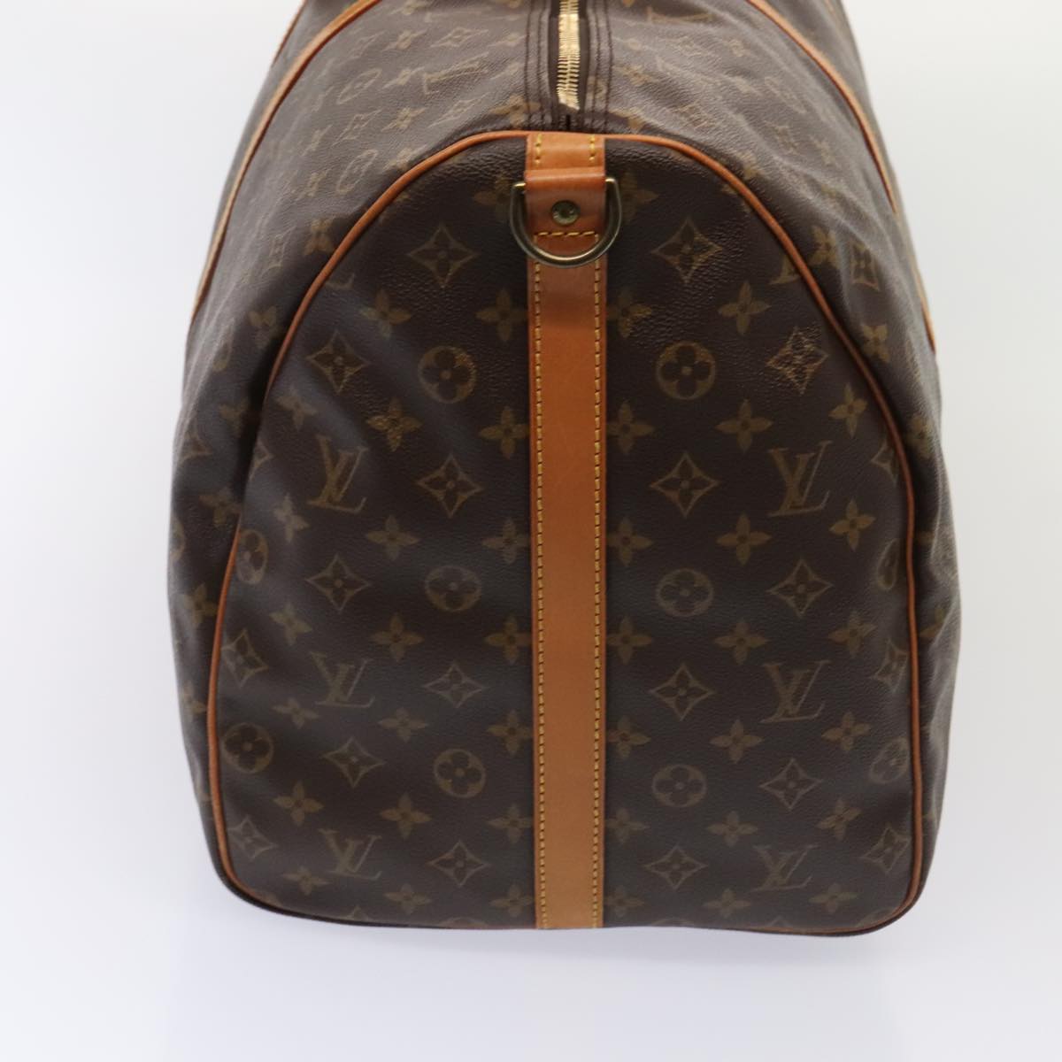 Louis Vuitton Keepall Bandoulière 60, Brown, Canvas, travel