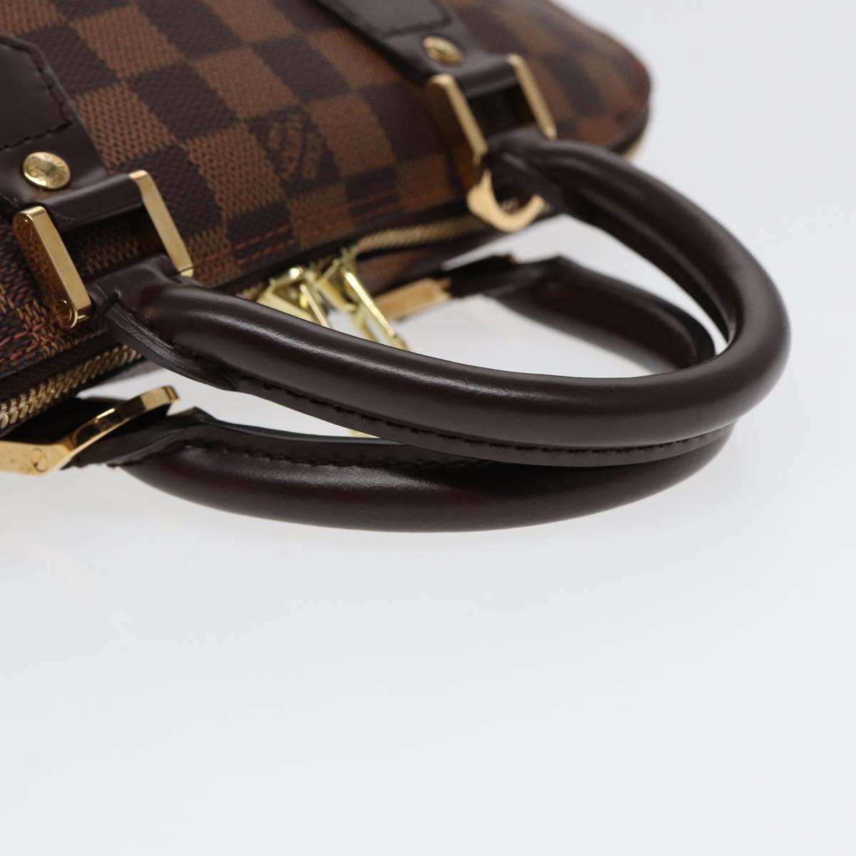 Louis Vuitton Alma, Brown, Canvas, handbag