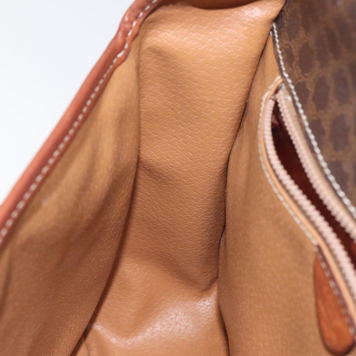 Céline Macadam, Brown, Canvas, shoulder