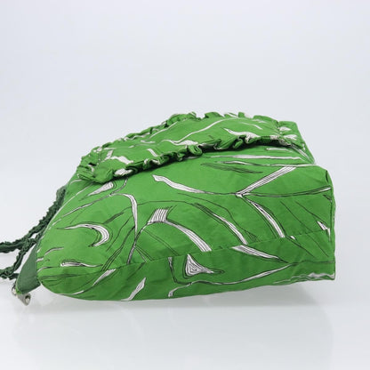 Miu Miu Vintage Nylon, Green, Nylon, Handbag