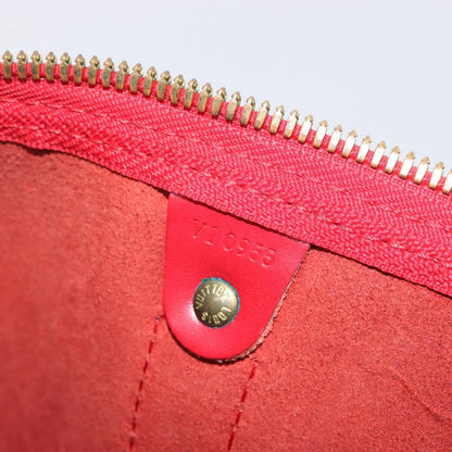 Louis Vuitton Keepall Epi Leather, Red, Leather, Travel Bag