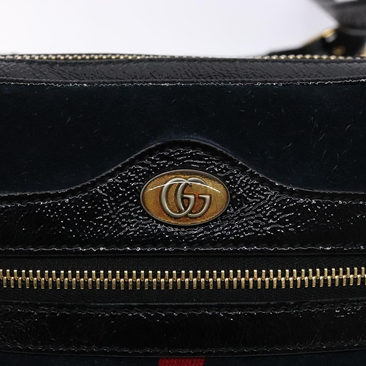 Gucci Ophidia Suede, Navy, Suede, Shoulder Bag