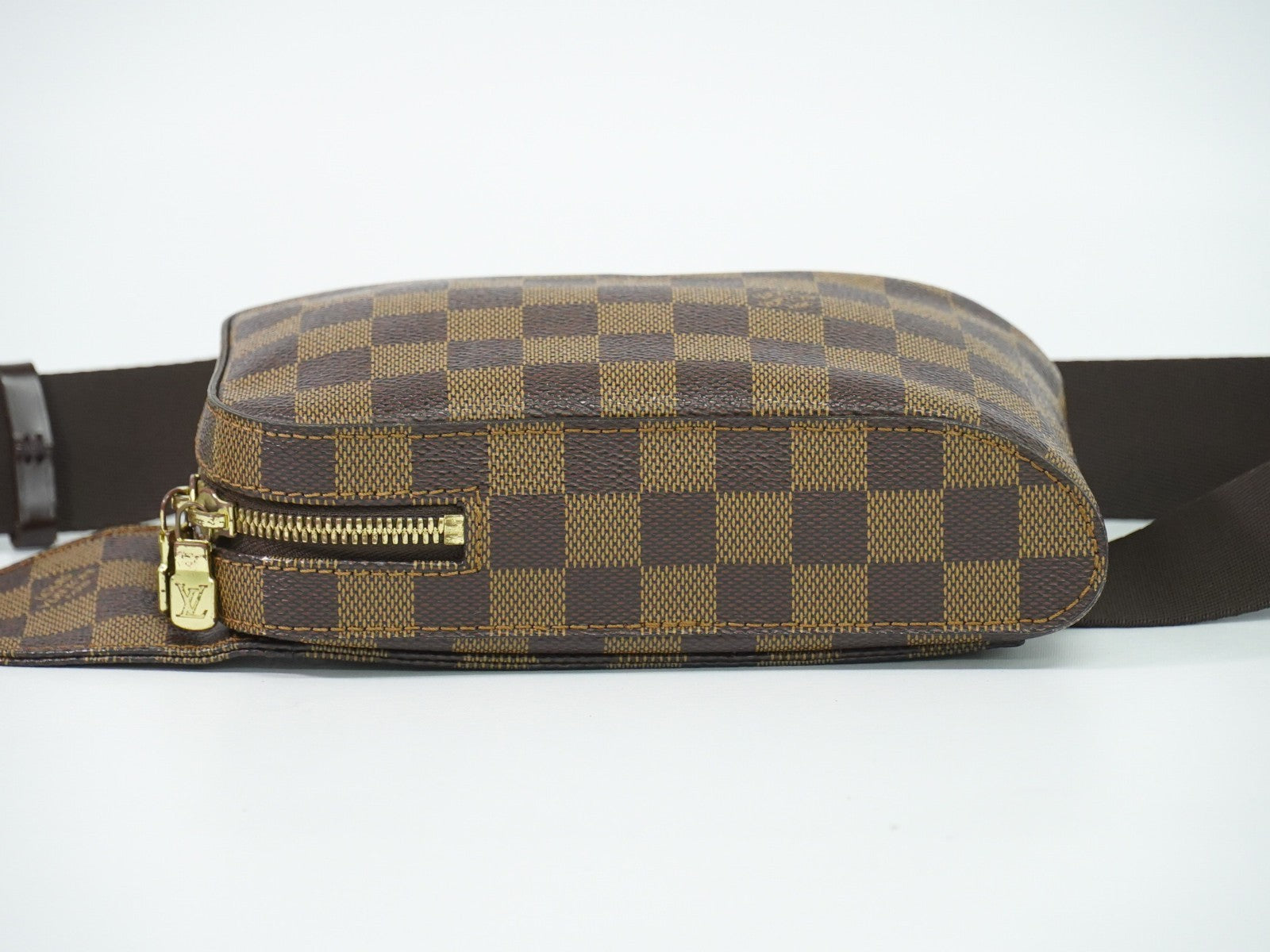 Louis Vuitton Geronimos Damier, Brown, Canvas, Clutch