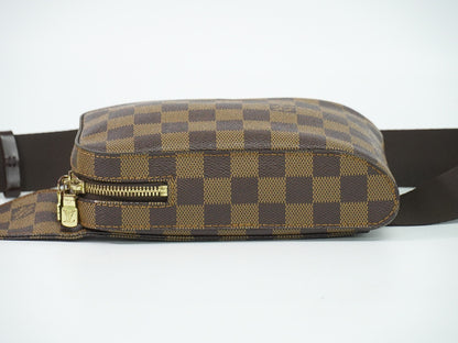 Louis Vuitton Geronimos Damier, Brown, Canvas, Clutch